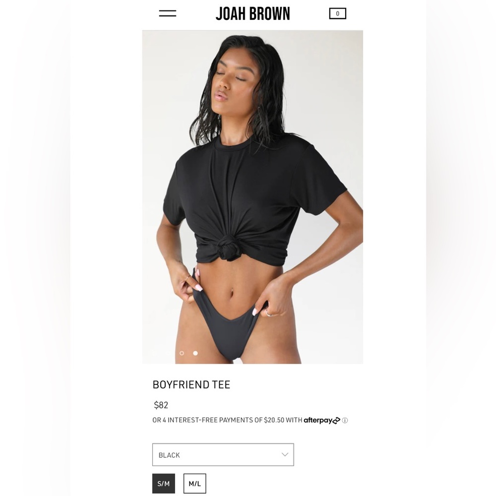 Joah Brown boyfriend tee